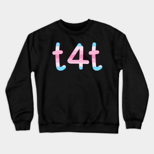 t4t (Transfeminine Colors) Crewneck Sweatshirt